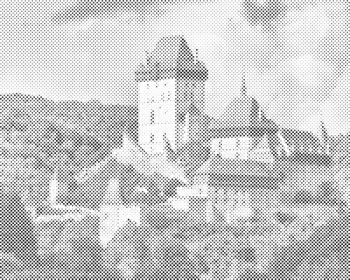 Bodkovanie Hrad Karlštejn (40x50cm)