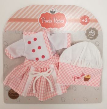 Oblečenie pre bábiku CARLA PASTELERA 32 CM 04657