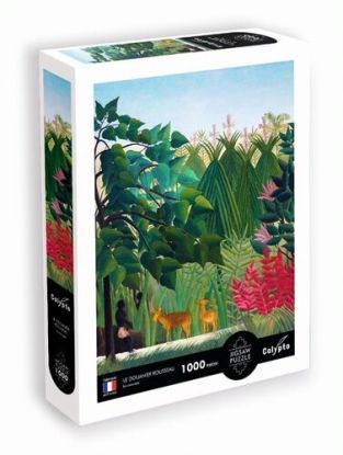 Puzzle Pri vodopádoch 1000 (La cascade - Le Douanier Rousseau)