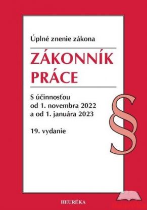 Zákonník práce Úzz, 19. vydanie 2022