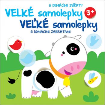 Veľké samolepky s domácimi zvieratami: Kravička, 2. vydanie