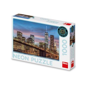 Puzzle New York 1000 neon Dino