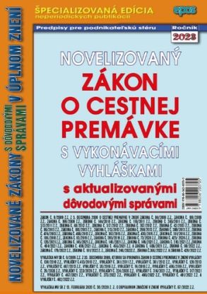 Novelizovaný zákon o cestnej premávke 4/2023