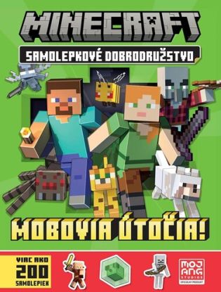 Minecraft - Samolepkové dobrodružstvo: Mobovia útočia!