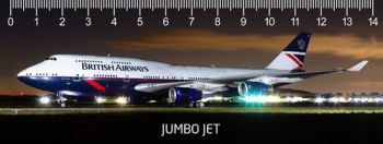 3D pravítko Jumbo Jet DEEP