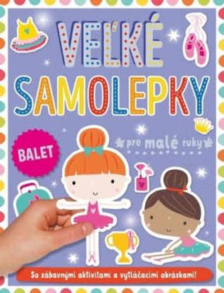 Balet - Veľké samolepky pre malé ruky