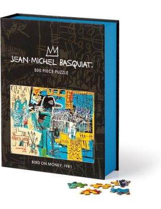 Basquiat Bird on Money 500 Piece Book Puzzle