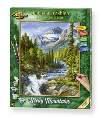 Maľovanie podľa čísel Rocky Mountains (40x50 cm) Schipper