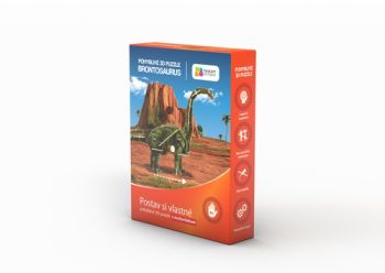 Pohyblivé 3D Puzzle Brontosaurus