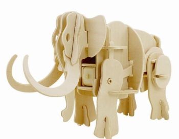 Pohyblivé 3D Puzzle Mamut