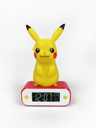 Teknofun Pokémon - Pikachu svietaci budík 18cm