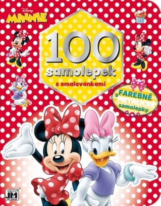 100 samolepiek s vymaľovankami: Minnie