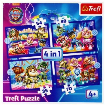 Puzzle Labková patrola 4v1 Trefl