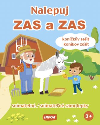 Nalepuj ZAS a ZAS - koníčkův sešit / koníkov zošit - snímatelné / snímatelné samolepky (CZ/SK vydanie)