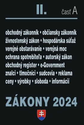 Zákony 2024 II. A – Obchodné a občianske právo