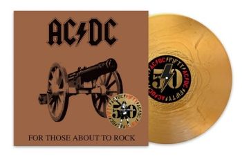 AC/DC - For Those About To Rock (50th Anniversary) (Gold Metallic) LP