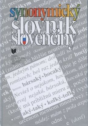 Synonymický slovník slovenčiny