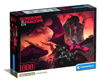 Puzzle Dungeons & Dragons 1000 compact Clementoni