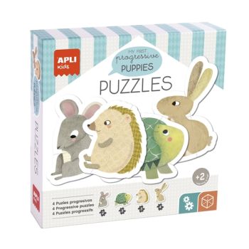 APLI Moje prvé puzzle Domáci Maznáčikovia 12 dielikov