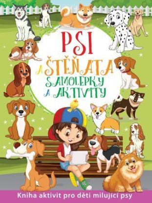 Psi a štěňata - Samolepky a aktivity