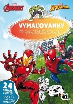 Vymaľovanky A4: Marvel