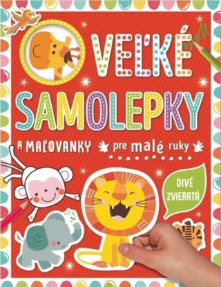 Divé zvieratá - Veľké samolepky pre malé ruky