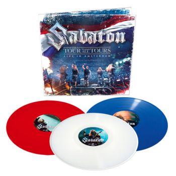 Sabaton - Tour To End All Tours: Live In Amsterdam (Red/White/Blue) 3LP